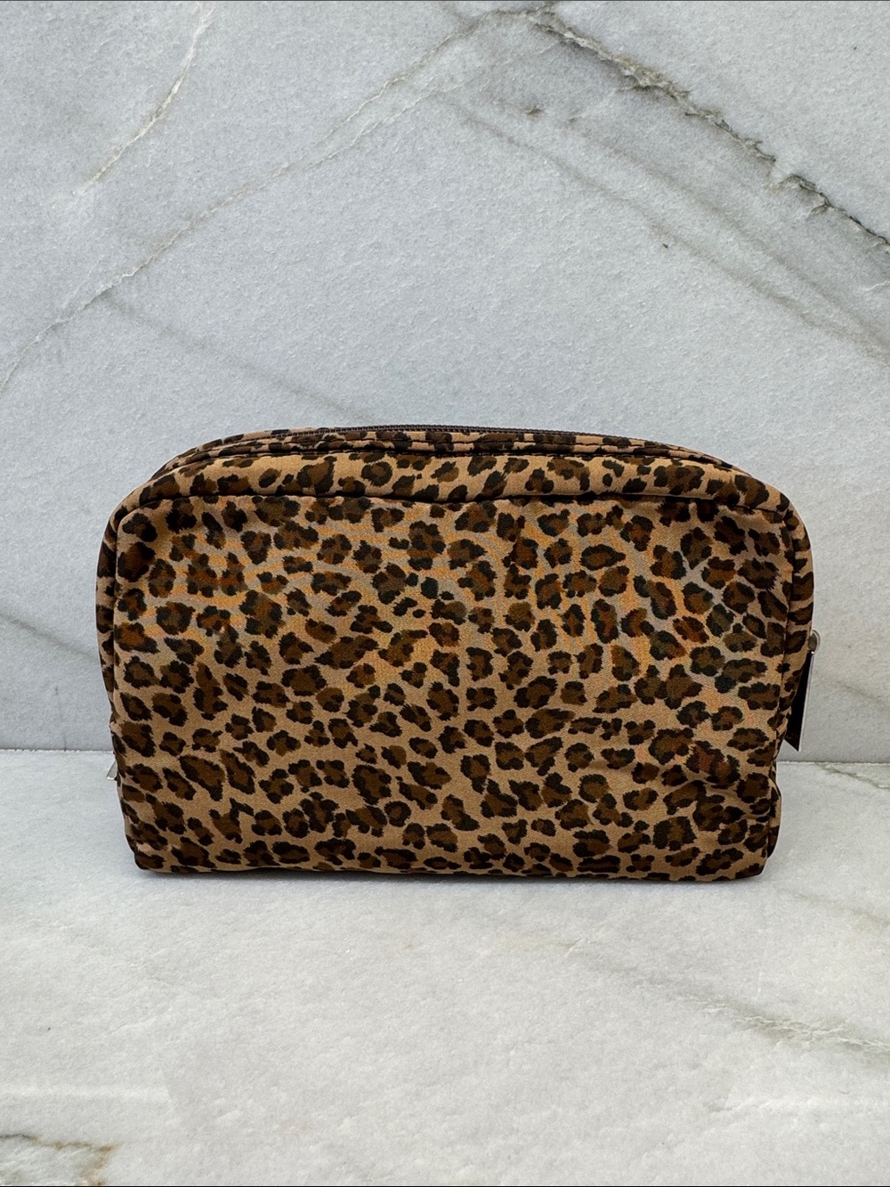 Bottega Veneta Leopard Print Pouch Vintage